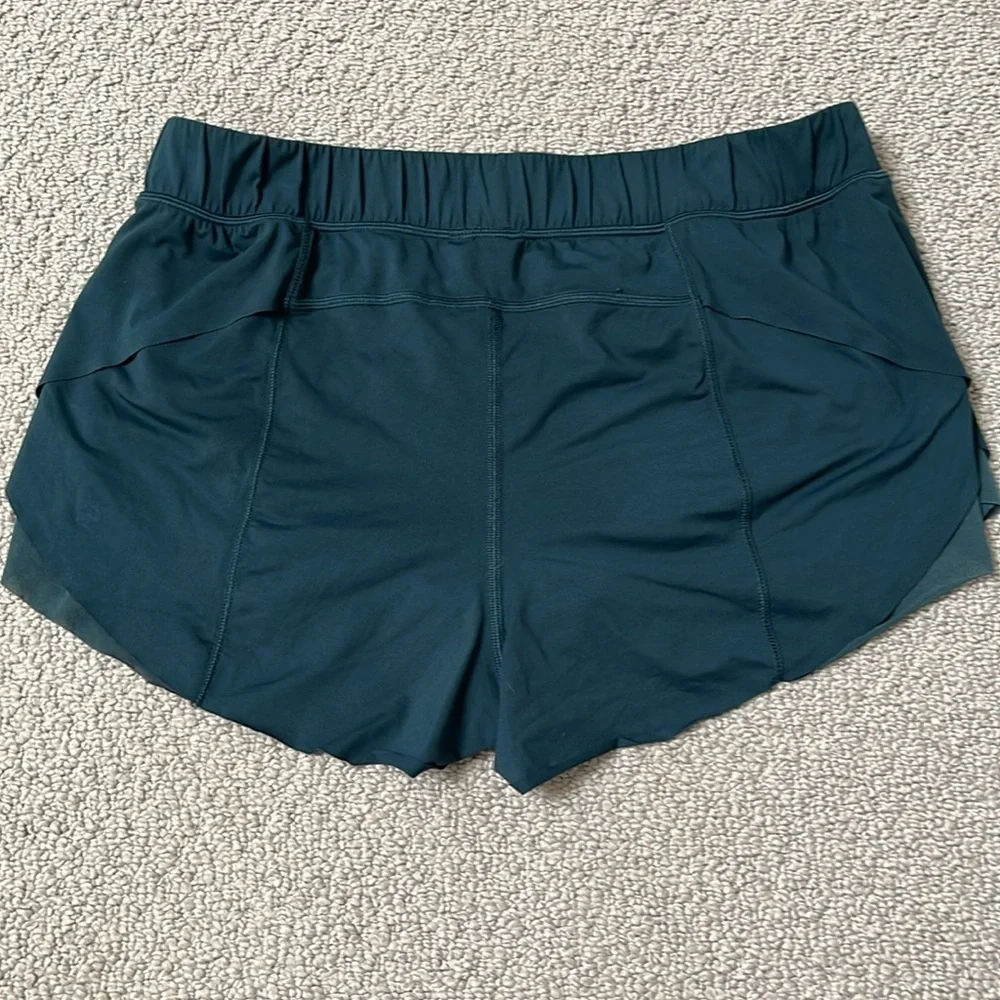 Lululemon Teal Homestretch shorts - Picture 4 of 9